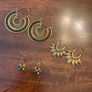 Boho Earrings. New in the package.